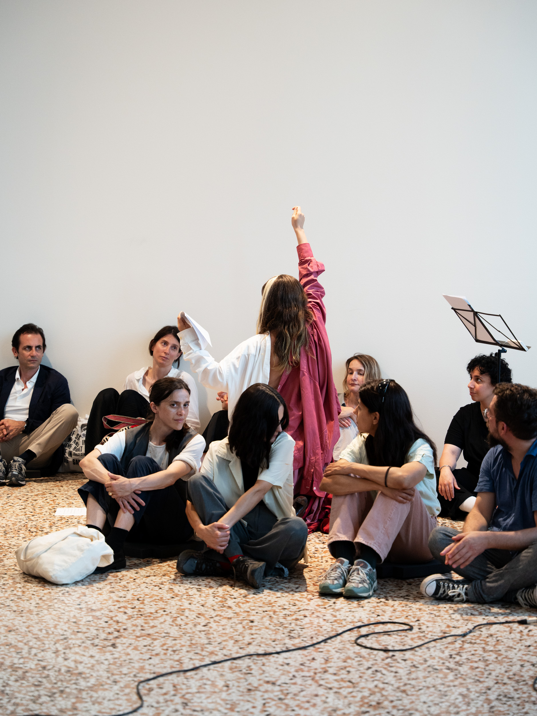 Veza Fernandez con Sandra Cane, Chantal, Il Fantasma di Pepper, Day 1, a cura di Edoardo Lazzari, Scuola Piccola Zattere, 2025. Ph. Giacomo Bianco