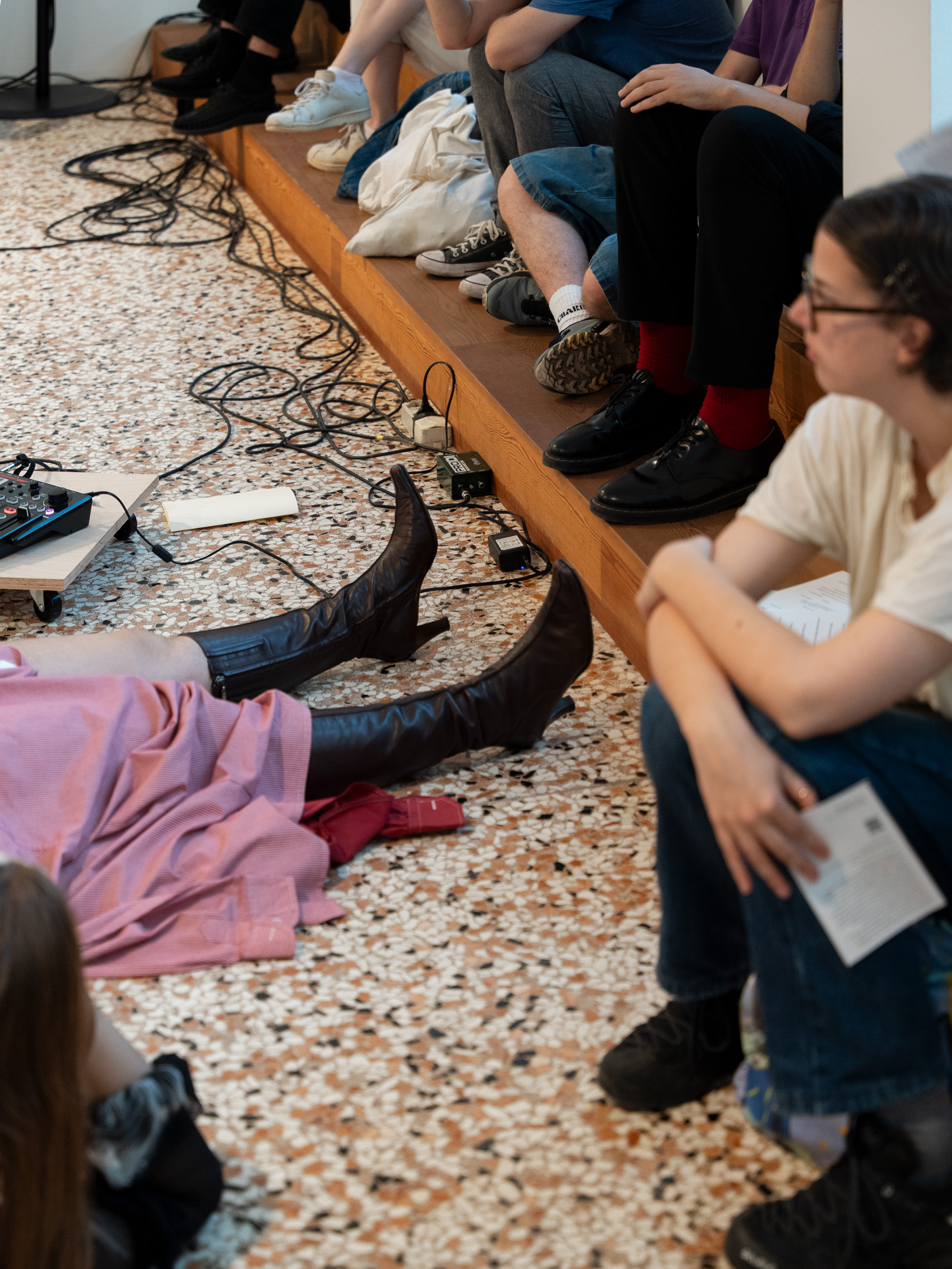 Veza Fernandez con Sandra Cane, Chantal, Il Fantasma di Pepper, Day 1, a cura di Edoardo Lazzari, Scuola Piccola Zattere, 2025. Ph. Giacomo Bianco