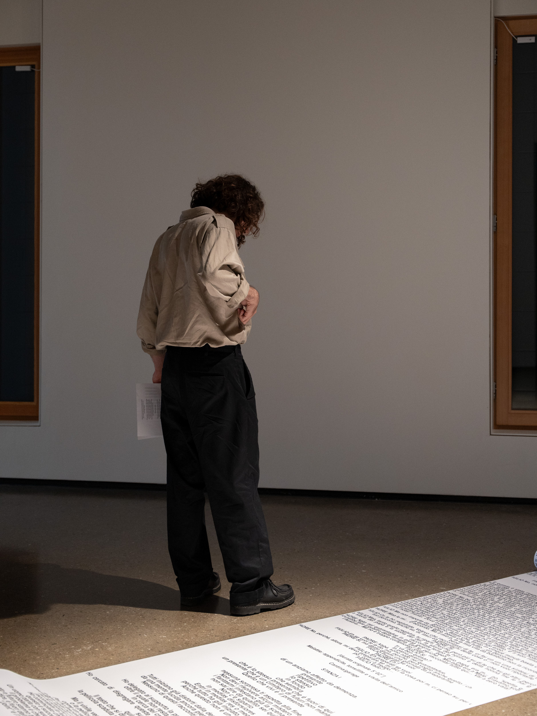 Jacopo Giacomoni, E' solo un lungo tramonto, Il Fantasma di Pepper, Day 2, a cura di Edoardo Lazzari, Scuola Piccola Zattere, 2025. Ph. Giacomo Bianco