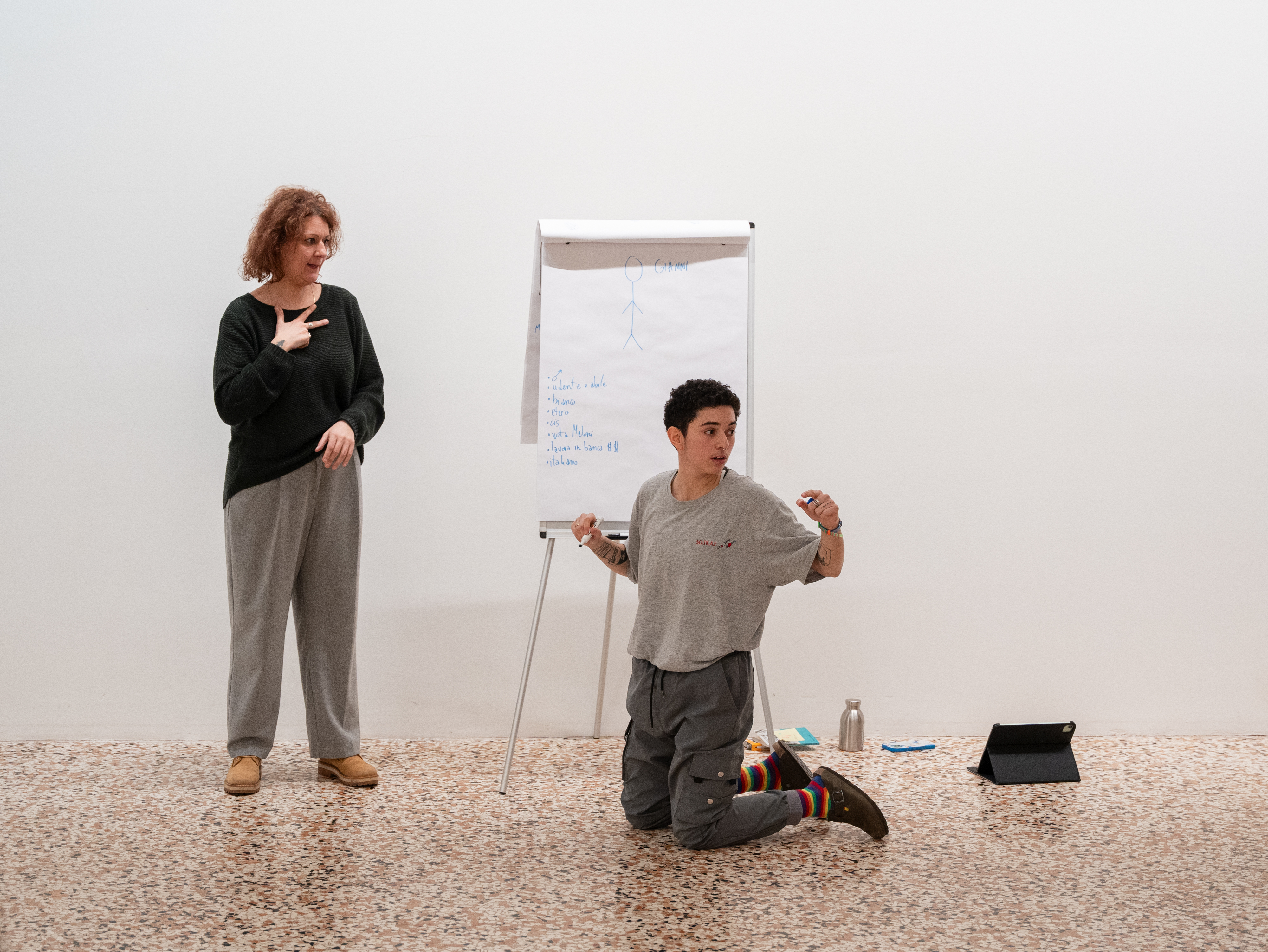 Diana Anselmo & Giuseppe Comuniello, Segni Propri, Scuola Piccola Zattere, 2025, Ph. Giacomo Bianco