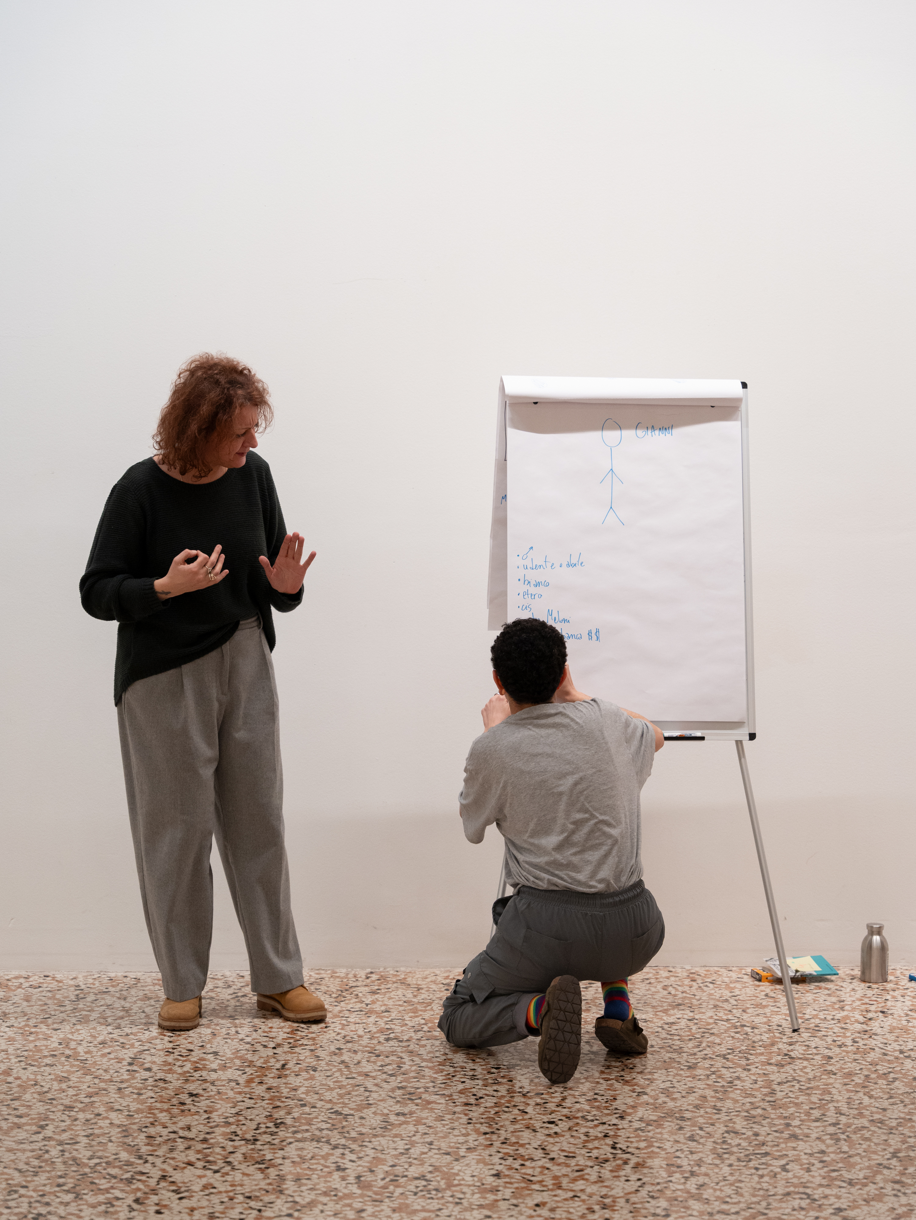 Diana Anselmo & Giuseppe Comuniello, Segni Propri, Scuola Piccola Zattere, 2025, Ph. Giacomo Bianco