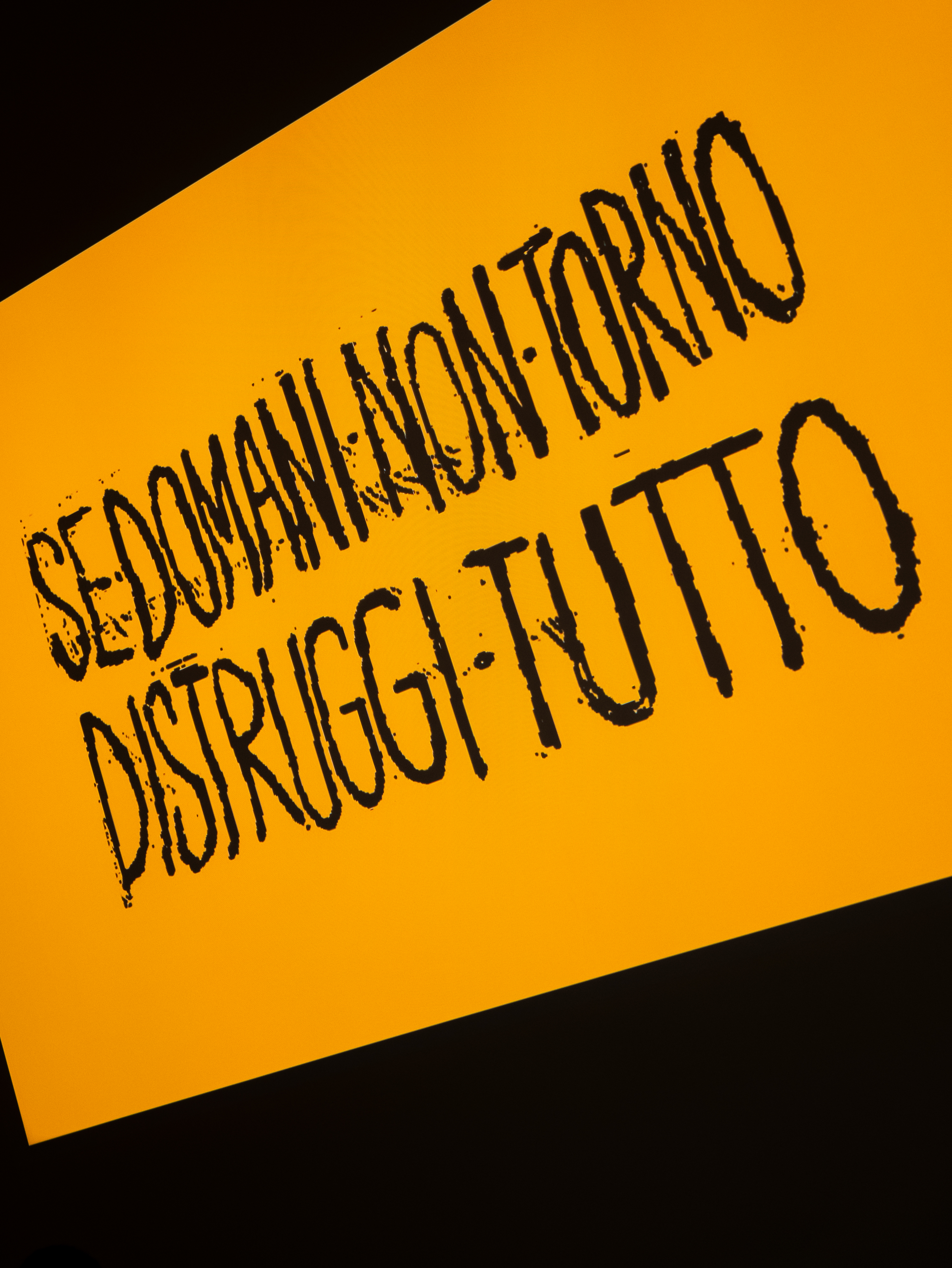 Tomaso De Luca, Il Patriarcato delle Cose, Scuola Piccola Zattere, 2025, Ph. Giacomo Bianco